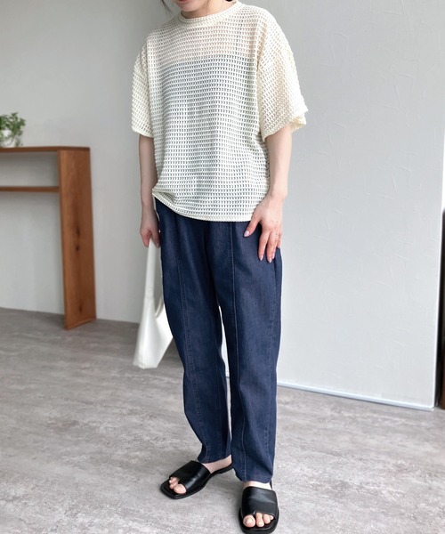 「reca」 デニムパンツ FREE ネイビー レディース_画像2