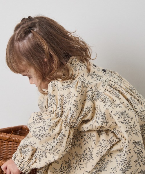 「riziere」 「KIDS」長袖ワンピース 90 ダークブルー キッズ_画像7