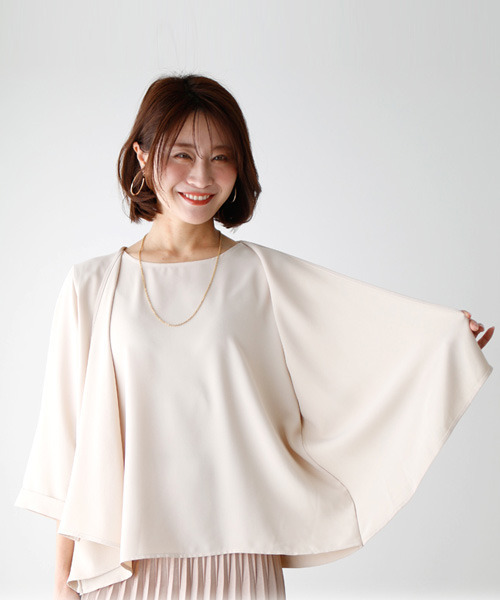 「Ehre style」 カーディガン FREE グレー レディース_画像3