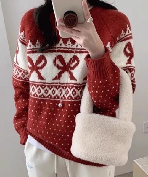 「GEMEDA」 長袖ニット M アイボリー レディース_画像8