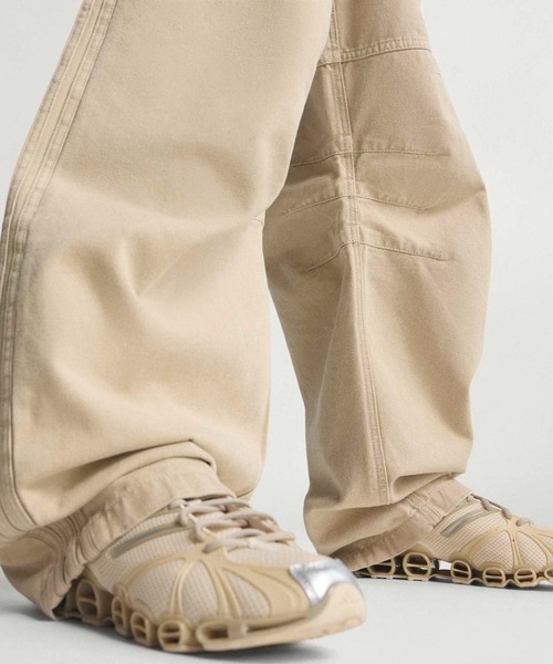 adidas（アディダス） ワイドパンツ パンツ キャンバス ルーズパンツ 