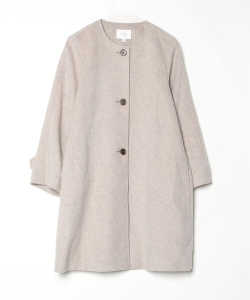 BEAUTY＆YOUTH UNITED ARROWS ノーカラーコート S ベージュ レディース