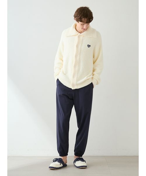 gelato pique（ジェラートピケ） パジャマ 「HOMME」裏毛ハートロゴ