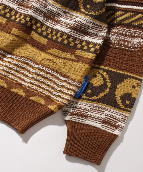 「SEQUENZ」 長袖ニット X-LARGE ブルー メンズ_画像7