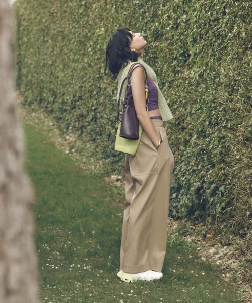 「emmi」 チノパンツ 0 ベージュ レディース_画像2