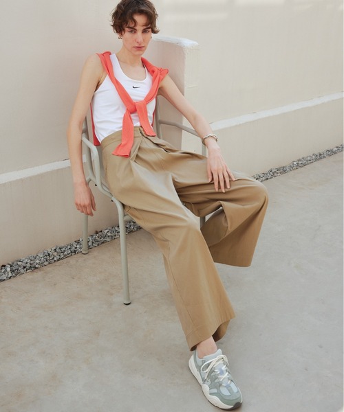 「emmi」 チノパンツ 0 ベージュ レディース_画像6