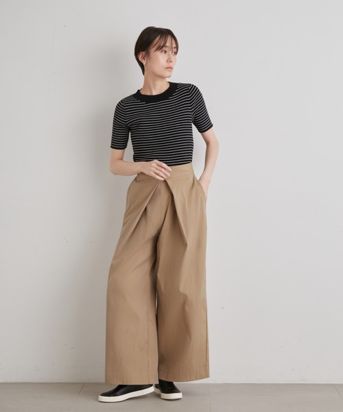 「emmi」 チノパンツ 0 ベージュ レディース_画像8