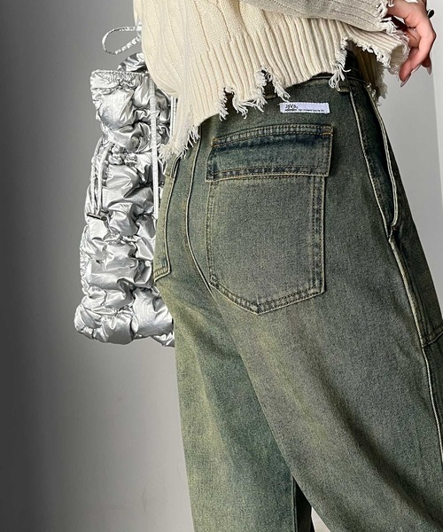 「Java」 デニムパンツ LARGE ブルー レディース_画像2