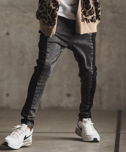 「GLIMCLAP」 デニムパンツ M インディゴブルー メンズ_画像2