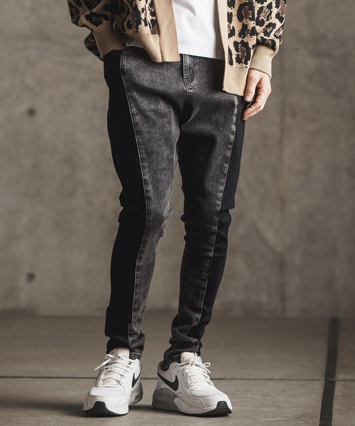 「GLIMCLAP」 デニムパンツ M インディゴブルー メンズ_画像3