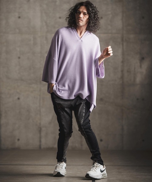 「GLIMCLAP」 デニムパンツ M インディゴブルー メンズ_画像8