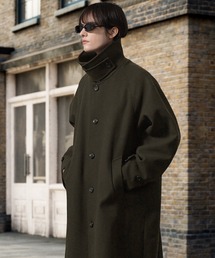 「EMMA CLOTHES」 ステンカラーコート M ブラック メンズの画像2