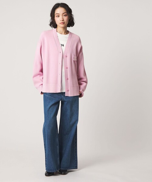 CITEN（シテン） カーディガン 「CITEN」ロゴニットVネック