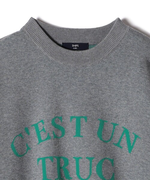 「SHIPS Colors」 長袖ニット ONE SIZE ネイビー レディース_画像4
