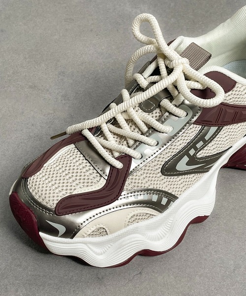 CALIFORNIA OUTFITTERS スニーカー 1D68-SZ メタリック ボリューム