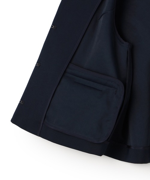 「ESTNATION」 ノーカラージャケット 36 ホワイト レディース_画像7