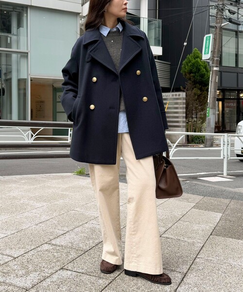 「fredy emue」 コーデュロイパンツ 38 イエロー レディース_画像2