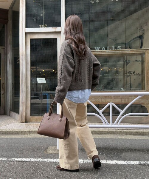 「fredy emue」 コーデュロイパンツ 38 イエロー レディース_画像6