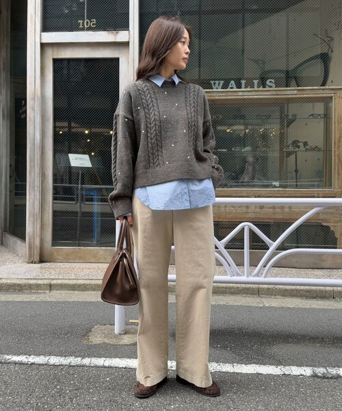 「fredy emue」 コーデュロイパンツ 38 イエロー レディース_画像7