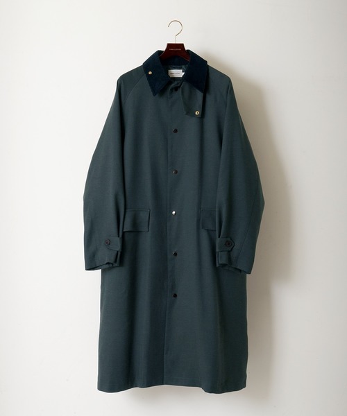 「EMMA CLOTHES」 ステンカラーコート M グレー メンズ_画像4