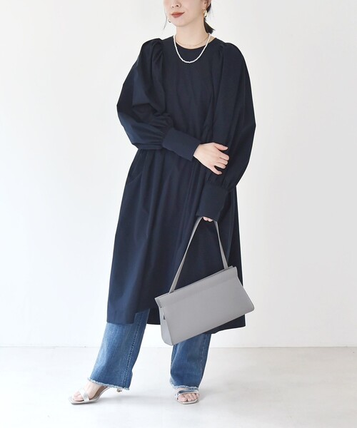 「quaranciel」 長袖ワンピース ONE SIZE グリーン レディース_画像5