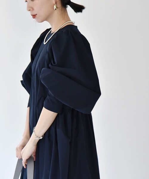 「quaranciel」 長袖ワンピース ONE SIZE グリーン レディース_画像7