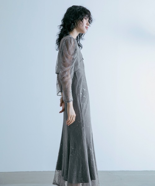 niana コンビワンピース niana（ニアナ） コンビワンピース S グレー レディース : ZOZOTOWN