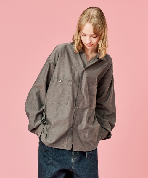 WETTEMPT シャツ OPEN COLLAR CHAMBRAY SHIRT / オープンカラー