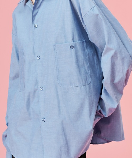 WETTEMPT シャツ OPEN COLLAR CHAMBRAY SHIRT / オープンカラー WETTEMPT シャツ OPEN COLLAR CHAMBRAY SHIRT / オープンカラー