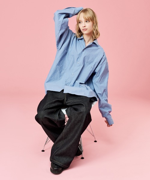 WETTEMPT シャツ OPEN COLLAR CHAMBRAY SHIRT / オープンカラー