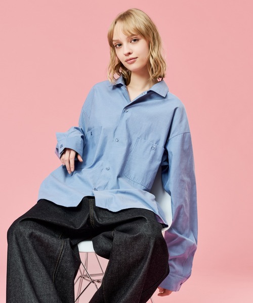 WETTEMPT シャツ OPEN COLLAR CHAMBRAY SHIRT / オープンカラー