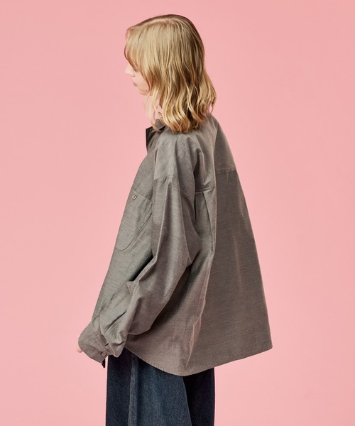 WETTEMPT シャツ OPEN COLLAR CHAMBRAY SHIRT / オープンカラー