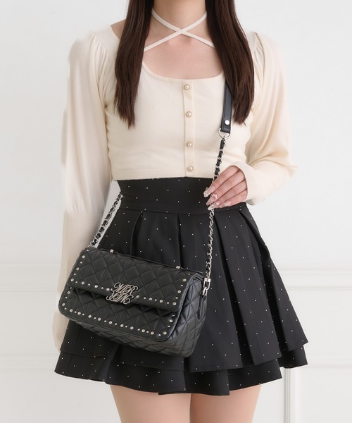 Miridy ショルダーバッグ バッグ 推し活「オシイロ」ビジュー