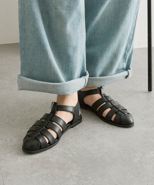 サンダル バックル付きグルカサンダル「SUM1 STYLE(スミスタイル)」 レディースの画像