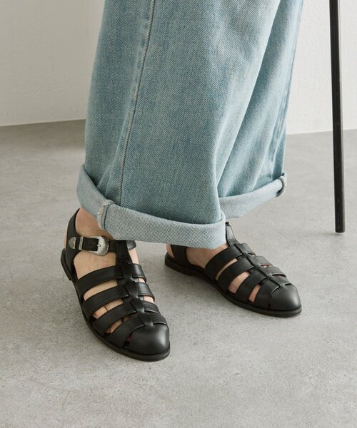 サンダル バックル付きグルカサンダル「SUM1 STYLE(スミスタイル)」 レディースの画像