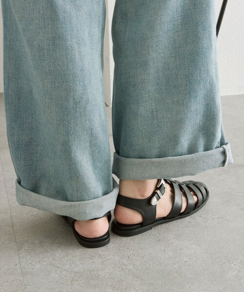 サンダル バックル付きグルカサンダル「SUM1 STYLE(スミスタイル)」 レディースの画像