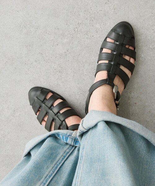 サンダル バックル付きグルカサンダル「SUM1 STYLE(スミスタイル)」 レディースの画像