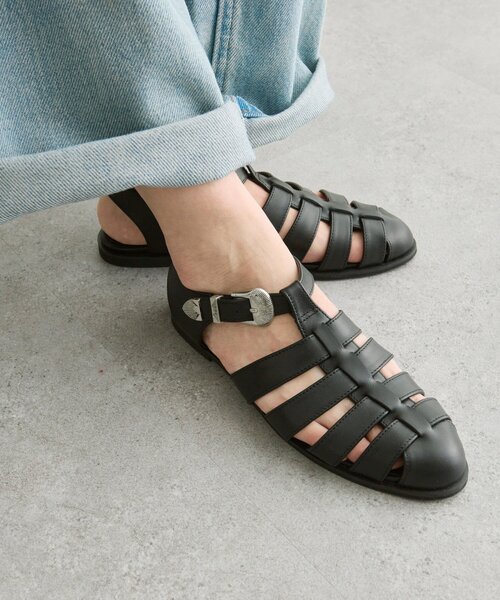 サンダル バックル付きグルカサンダル「SUM1 STYLE(スミスタイル)」 レディースの画像