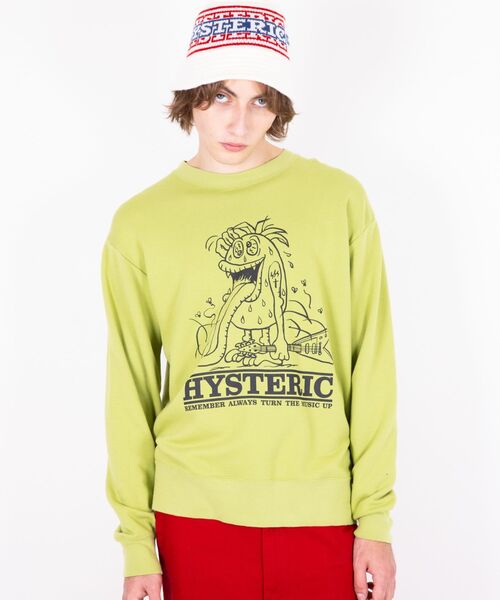 「HYSTERIC GLAMOUR」 スウェットカットソー LARGE ブラック メンズの画像