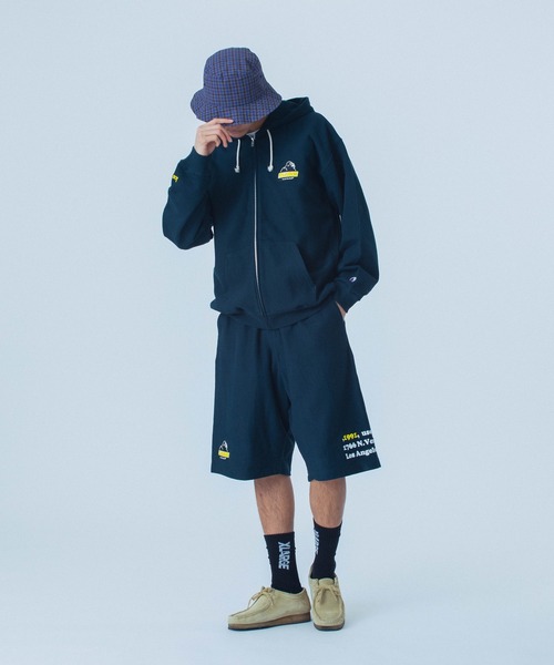 チャンピオン コラボパーカー Champion（チャンピオン） ジップアップパーカー「XLARGEコラボ」 L