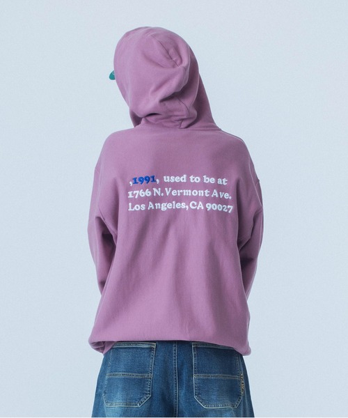新品未使用 即送 チャンピオンコラボ パーカー Champion（チャンピオン） ジップアップパーカー「XLARGEコラボ」 L