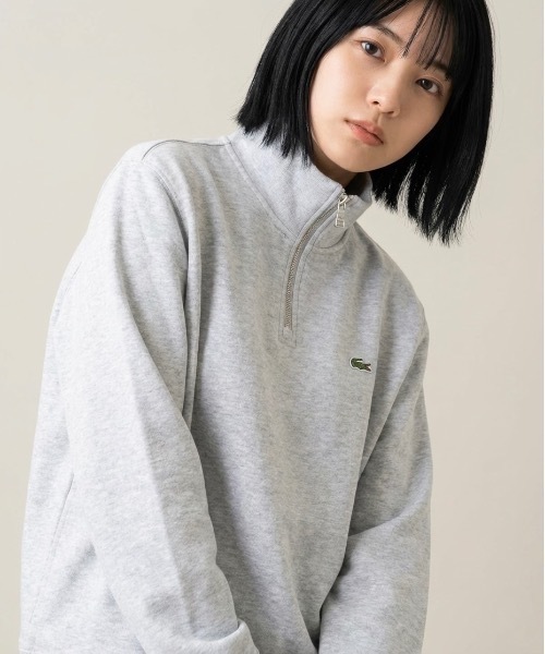 トレーナー スウェット 「LACOSTE」ラコステ ジップアップ ハイネック