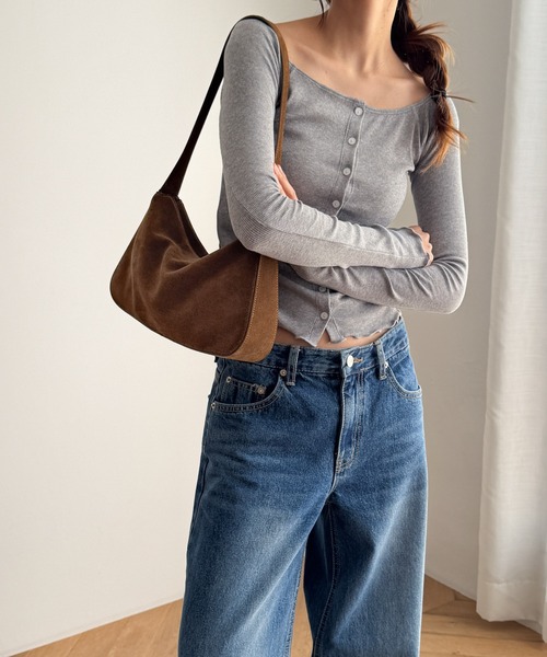 「CANAL JEAN」 ハンドバッグ ONE SIZE キャメル レディースの画像
