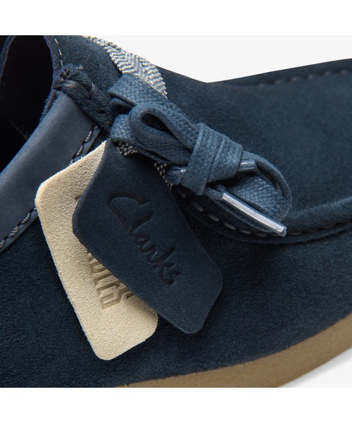 「Clarks」 シューズ UK9 ネイビー メンズ_画像5
