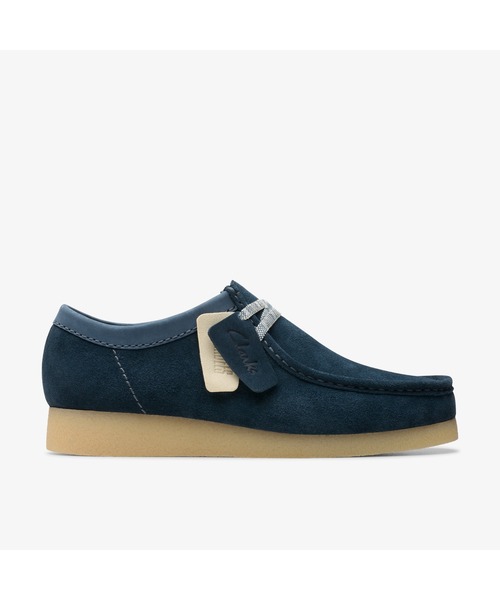 「Clarks」 シューズ UK9 ネイビー メンズ_画像6