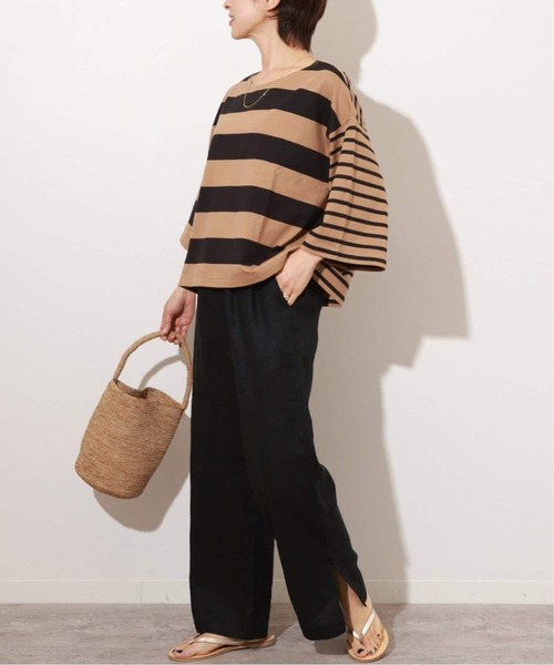 「JOURNAL STANDARD relume」 イージーパンツ 36 イエロー レディース_画像3