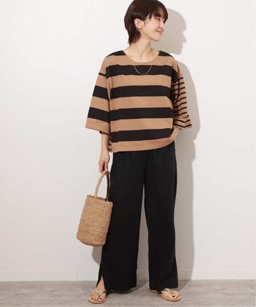 「JOURNAL STANDARD relume」 イージーパンツ 36 イエロー レディース_画像9