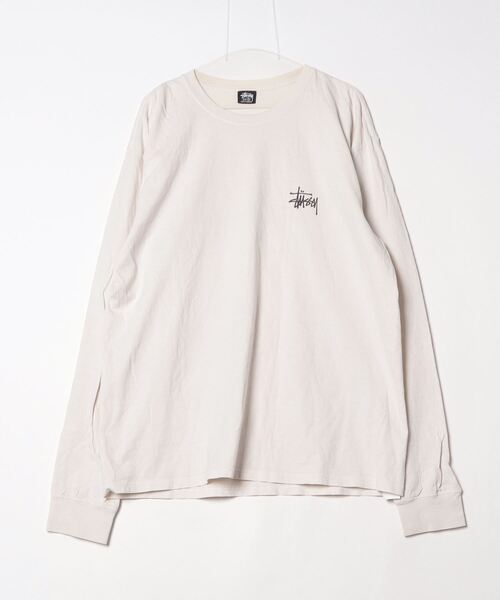 STUSSY（ステューシー） 長袖Tシャツ X-LARGE ホワイト メンズ