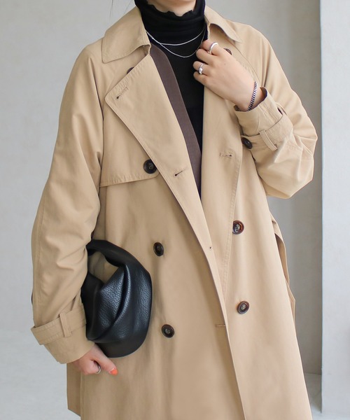 NYLAUS（ナイラス） トレンチコート コート 「SG」ヴィンテージライク