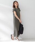 ワンピース 半袖 「接触冷感/UVカット/遮熱...の詳細画像5